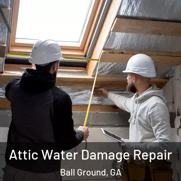  Attic Water Damage Repair Ball Ground, GA