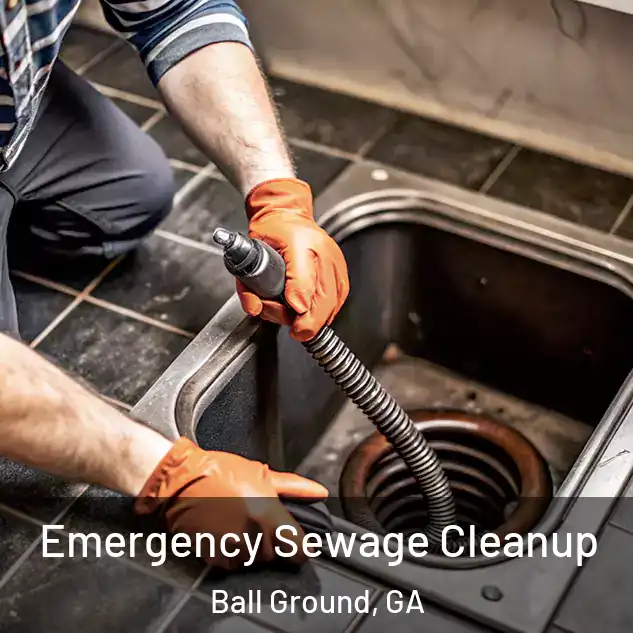  Emergency Sewage Cleanup Ball Ground, GA
