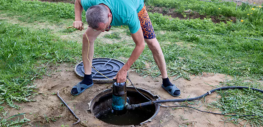 Outdoor Sewage Cleanup in Ball Ground
