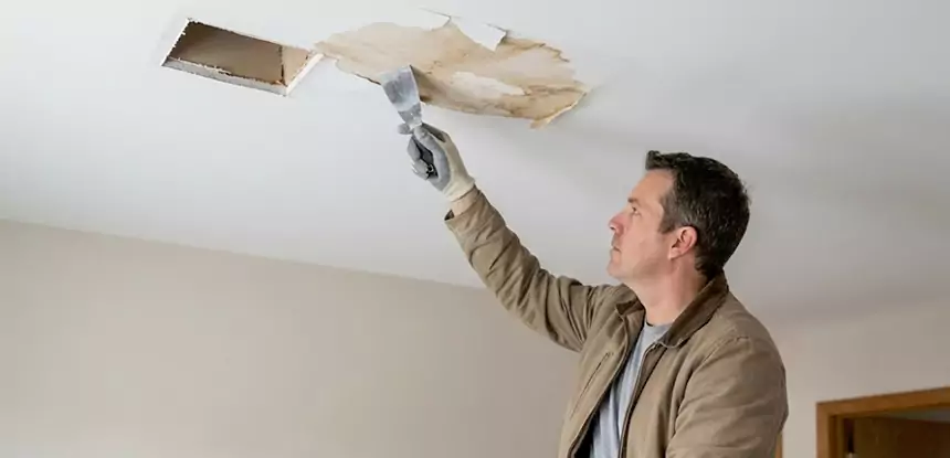 Dry Ceiling After Water Leak in Ball Ground