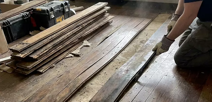 Wood Veneer Water Damage Repair Ball Ground