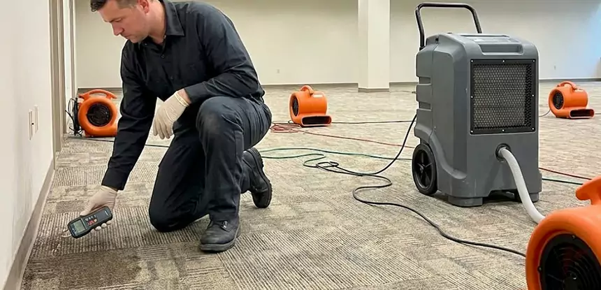 Drying Carpet Padding After Flood in Ball Ground