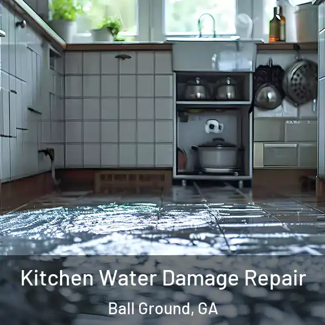  Kitchen Water Damage Repair Ball Ground, GA