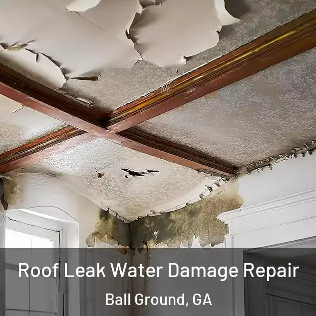  Roof Leak Water Damage Repair Ball Ground, GA