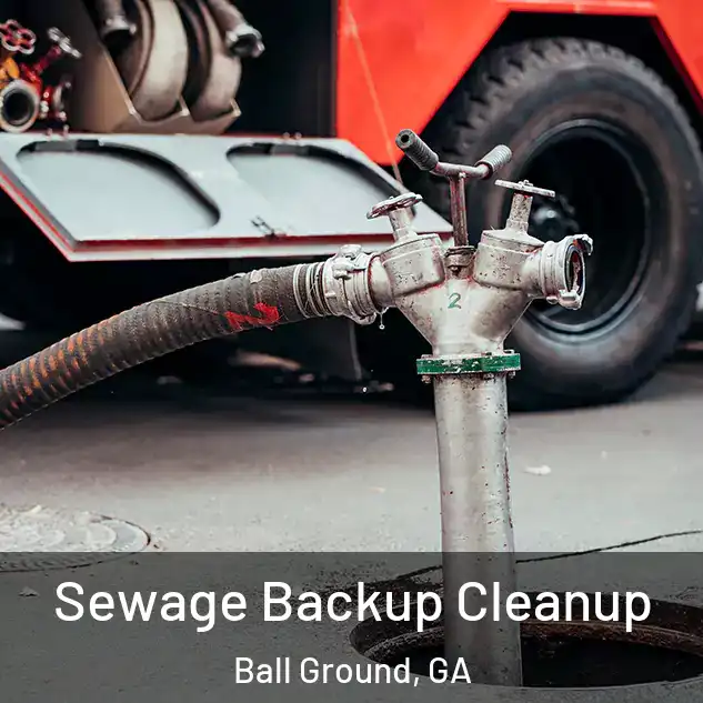  Sewage Backup Cleanup Ball Ground, GA